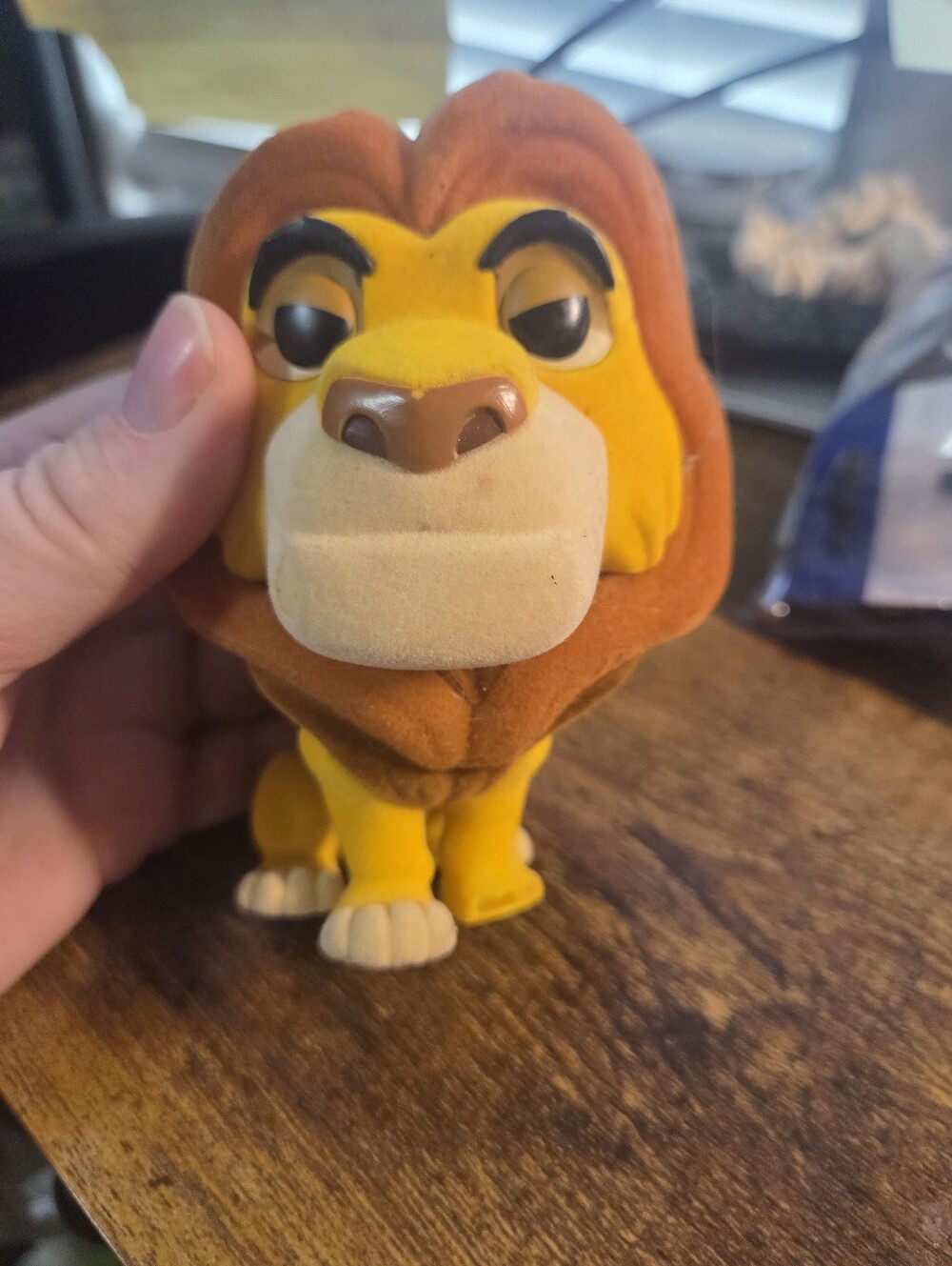 Funko Pop Disney The Lion King Mufasa Flocked Figure Collectible 2018 Toy 4"